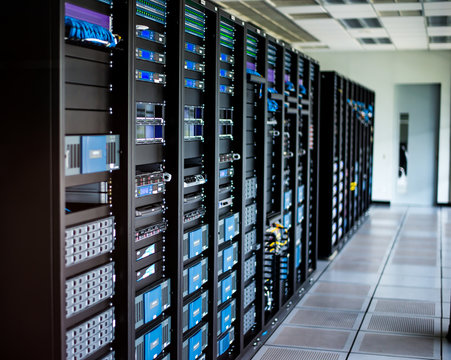 Control modules heat power. Computer servers