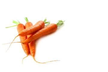 Fresh carrots - cholesterol-free