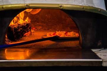 Cercles muraux Pizzeria pizza oven