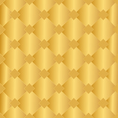 Abstract geometric seamless pattern. Gold style pattern with rho