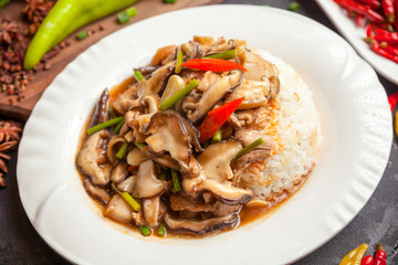 Chinese food, rice