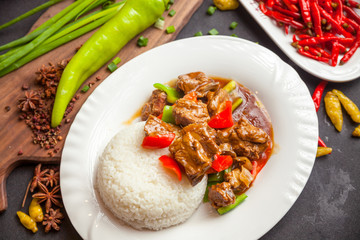 Chinese food, rice