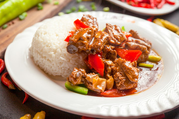 Chinese food, rice