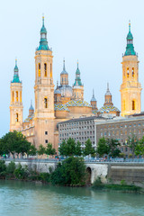 Fototapeta na wymiar Zaragoza Basilica Spain