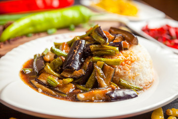 Chinese food, rice