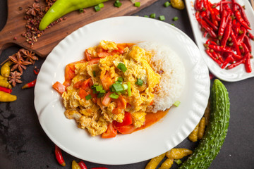 Chinese food, rice