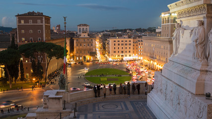  View of Piazza Venezia