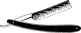 Vintage image razor
