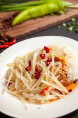 Chinese food, rice