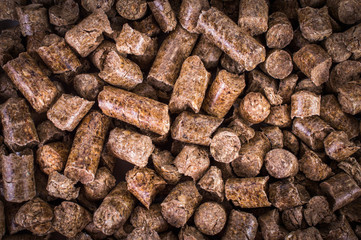 wooden pellets