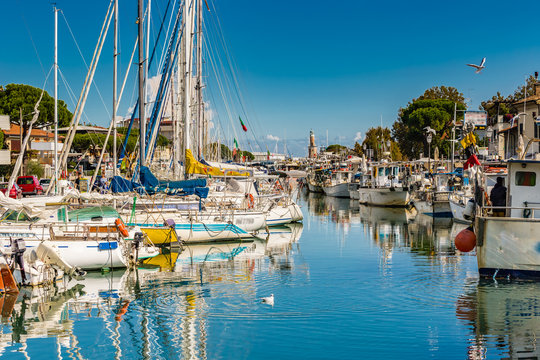 boats in port channel