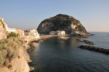 Old sea town S.Angelo in Ischia Island