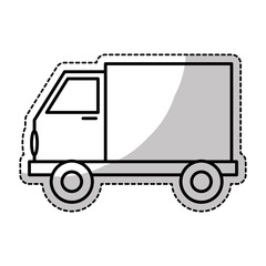 truck delivery icon image vector illustration design 
