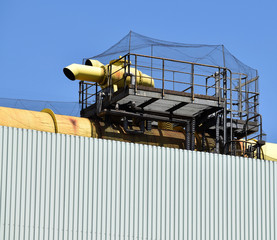 Naklejka premium Turbine of the power station