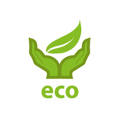 Vector logo eco
