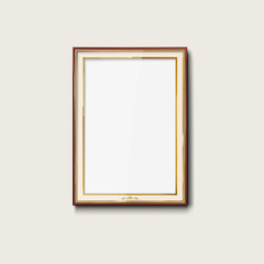 gold picture frame
