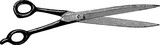 Vintage image scissors