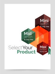 A4 business brochure template