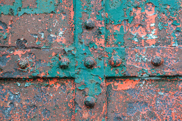 background texture of painted old iron