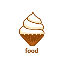 Vector logo food