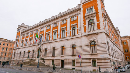Fototapeta premium Parliament in Rome - impressive building in the city center