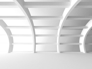 Obraz premium Abstract Modern White Architecture Background