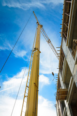 Crane and Building under construction