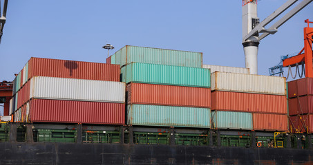 Container Ship in port