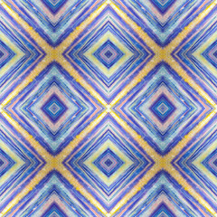 Rhombus abstract tribal seamless pattern. Modern stylish texture. Repeating geometric tiles with rhombus. Textile fabric print. Wrapping paper. Abstract continuous ornament for design and fashion