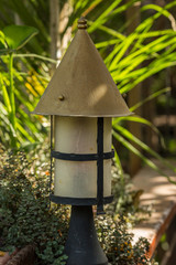 Japanese garden lantern