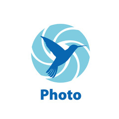 Fototapeta premium Vector logo camera