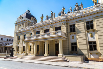National theatre in Skopje