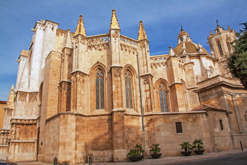 Fototapeta na wymiar Cathédrale Sainte Thècle, Tarragone, Catalogne, Espagne 