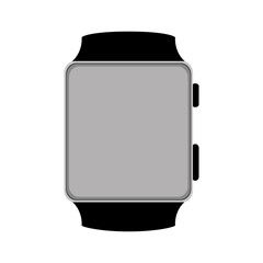 smartwatch digital accesory icon image vector illustration design 