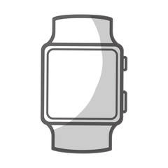 smartwatch digital accesory icon image vector illustration design 