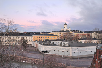 Fototapeta premium Helsinki at twilight