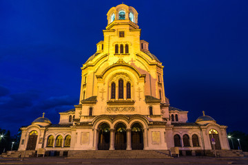 Fototapeta na wymiar Alexander Nevski Cathedral in Sofia