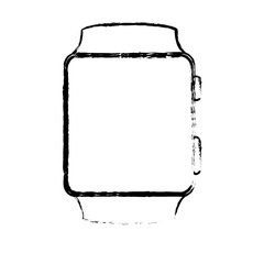 silhouette of smart watch icon over white background. wearable technology devices design. vector illustration