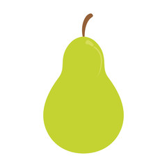 pear fruit icon image vector illustration design 