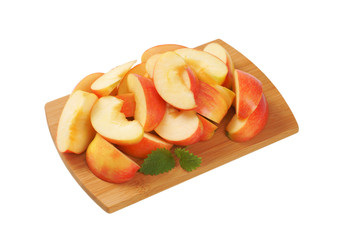 fresh sliced apple