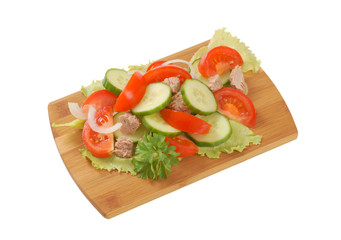 vegetable tuna salad