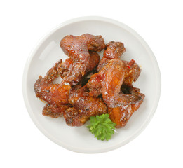 barbecue chicken wings