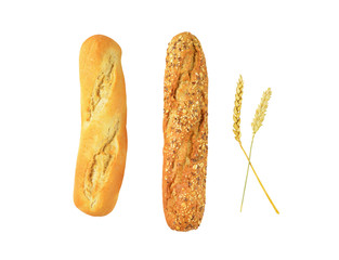 fresh bread rolls