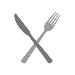 cutlery emblem icon image vector illustration design 