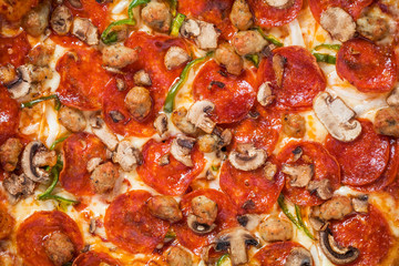 ミックスピザ　 Mixture pizza Italian food