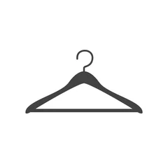 Fotobehang Clothes hanger icon vector © FARBAI