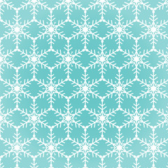 Snowflakes seamless pattern, background vector