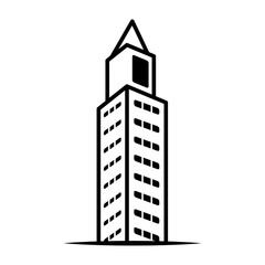 city building icon image vector illustration design 