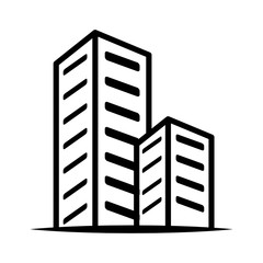 city building icon image vector illustration design 