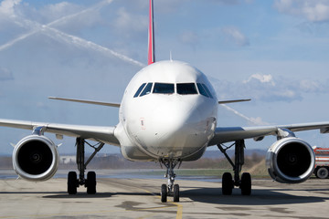Airplane at the airport